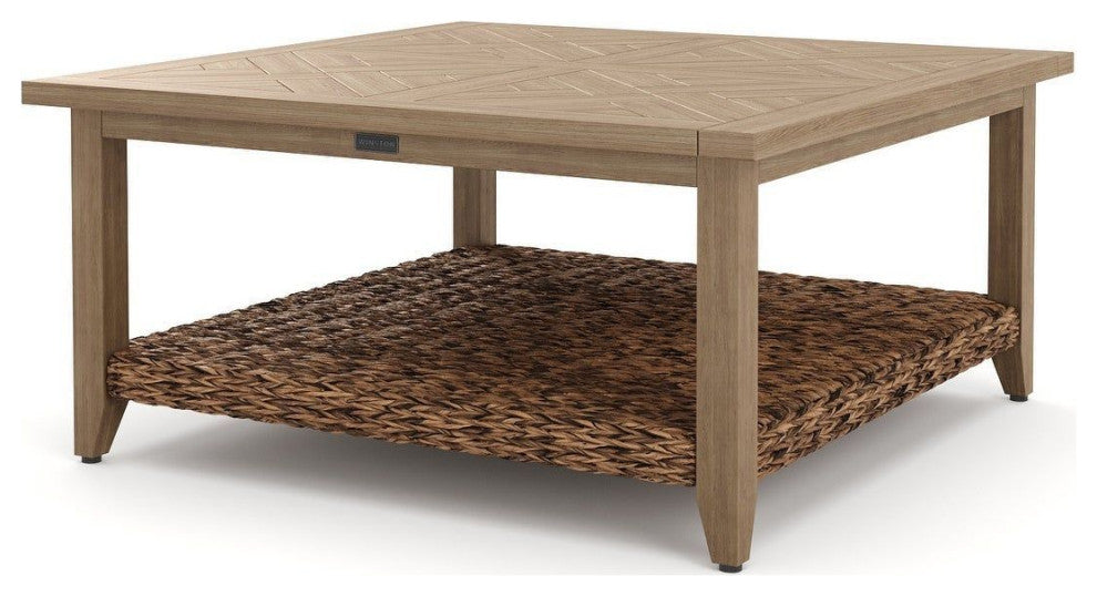 Cayman 42" Square Chat Table, Heritage Brown