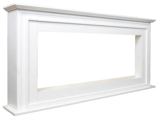 Touchstone Sideline Elite 50" Electric Fireplace With White Mantel