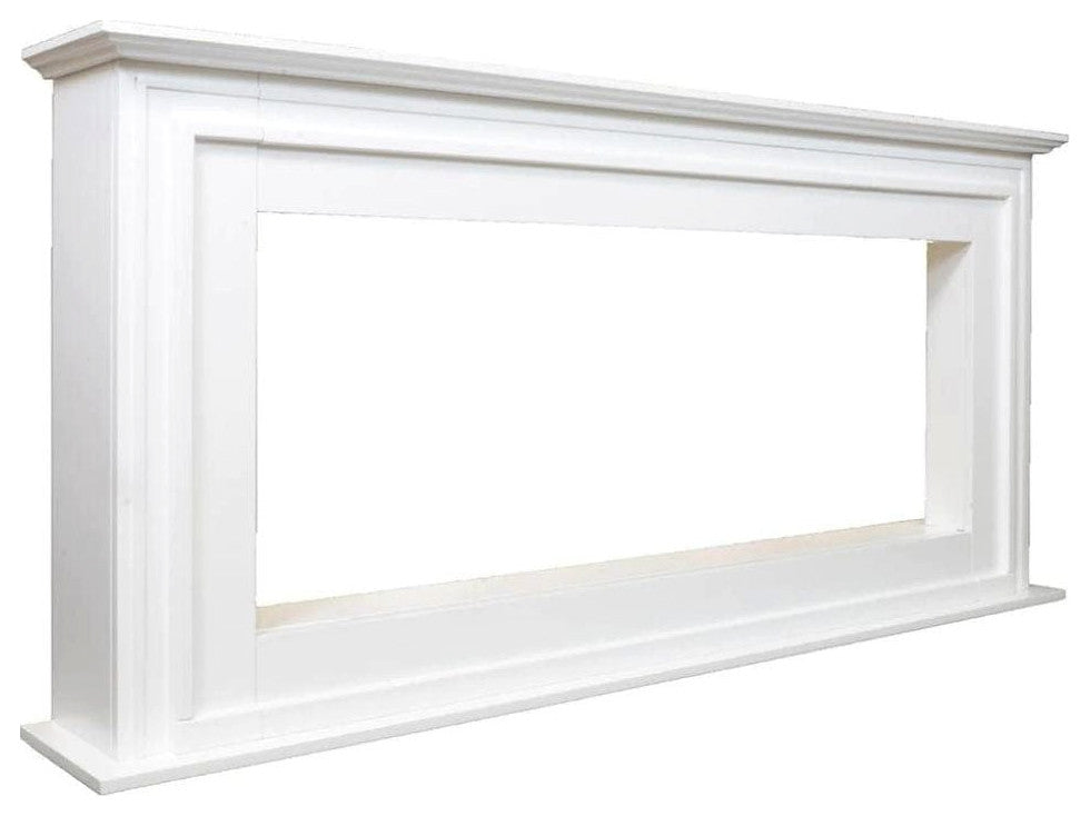 Touchstone Sideline Elite 50" Electric Fireplace With White Mantel