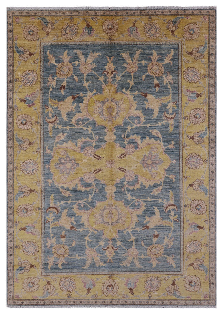 6' 3" X 8' 10" Peshawar Handmade Rug Q4391