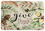 Laural Home Give Thanks Memory Foam Rug