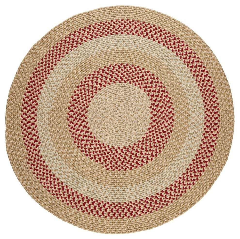 Rhody Rug Manhattan Rug, Natural, 4' Round