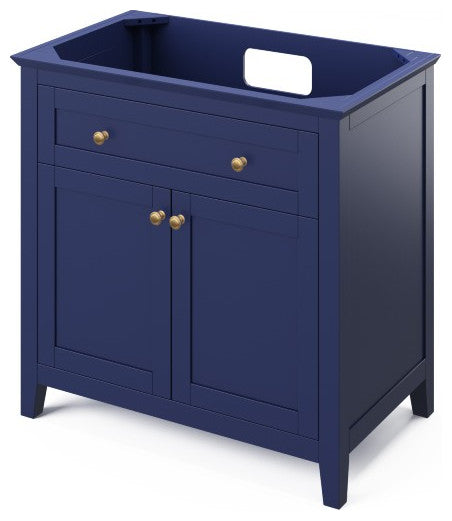 Chatham 36" Hale Blue Single Undermount Sink Vanity With Quartz Top