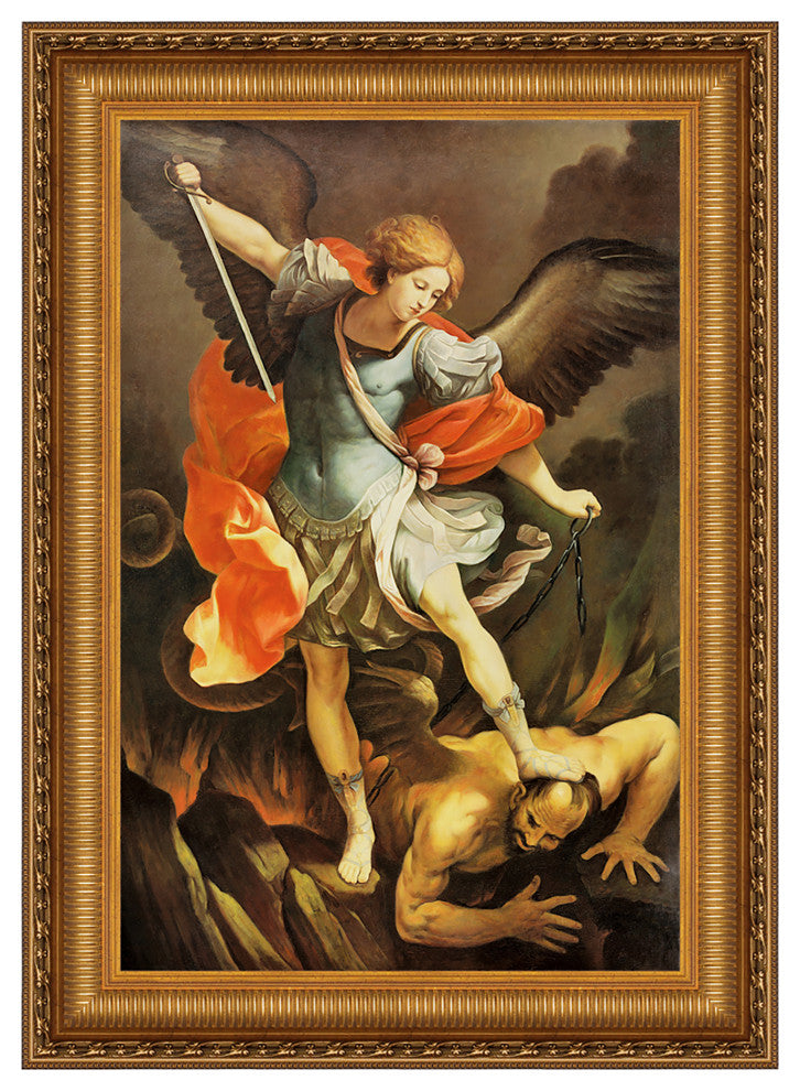 Archangel St. Michael, Canvas Replica Painting: Large