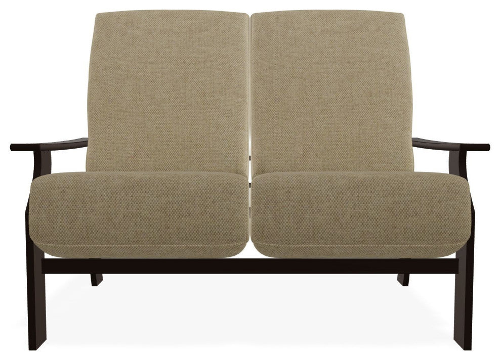 St. Catherine Deep Seat Outdoor Loveseat, Blend Sand Pat/Kona