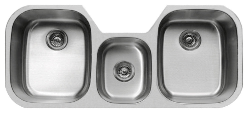 Wells Sinkware Triple Bowl Sink Pack