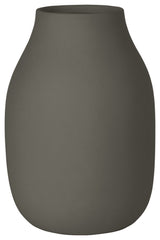 Colora Porcelain Vase Peat, Steel Gray
