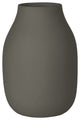 Colora Porcelain Vase Peat, Steel Gray