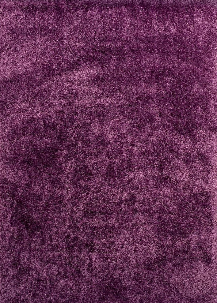 United Weavers Bliss Nubia Shag Rug, Purple (2300-00117), 7'10"x10'6"