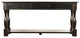 Black 64" Console Table With Drawers and Shelf