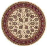 Oriental Weavers Ariana Collection Ivory/Red Oriental Indoor Area Rug 6' RND