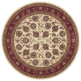 Oriental Weavers Ariana Collection Ivory/Red Oriental Indoor Area Rug 6' RND