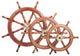 30" Wood Ship Wheel