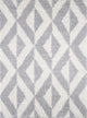 Pax Illusions Moroccan Rug, Light Grey, 2'2" X 7'6" Runner