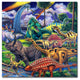 Jenny Newland 'Dinosaur Friends' Canvas Art, 18x18