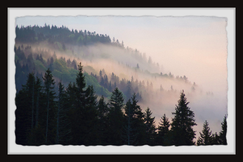 "Cold Mist" Framed Painting Print, 36x24