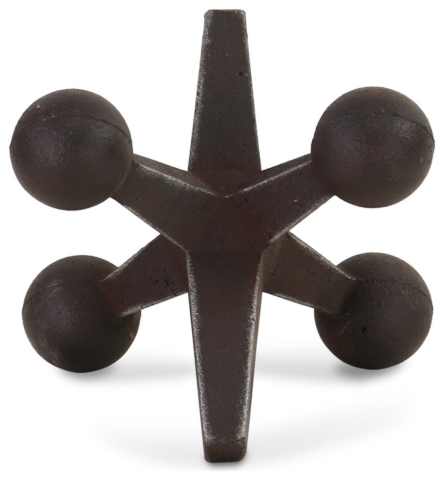 Cast Iron Jack Decor, Black
