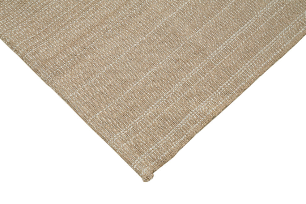 Rug N Carpet - Handmade Turkish 9' 3'' x 10' 7'' Modern Design Wool Kilim Rug