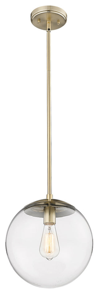 1 Light 11" Modern Gold Pendant