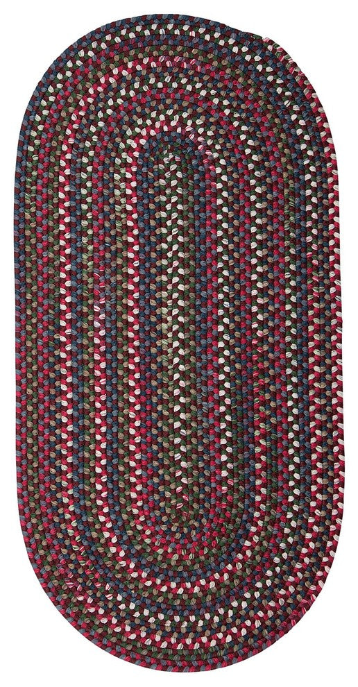 Colonial Mills Chestnut Knoll CK77 Amber Rose Traditional Area Rug, Oval 4'x6'