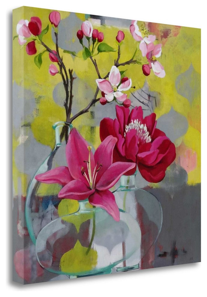 "Apple Blossom Trio" By Jennifer Rasmusson, Giclee Print on Gallery Wrap Canvas