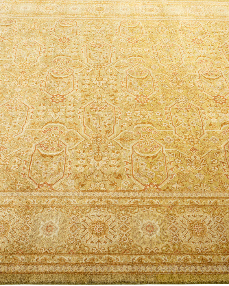 Mogul, One-of-a-Kind Hand-Knotted Area Rug Green, 6'' 2" x 8'' 3"