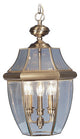 Monterey Outdoor Chain-Hang Light, Antique Brass