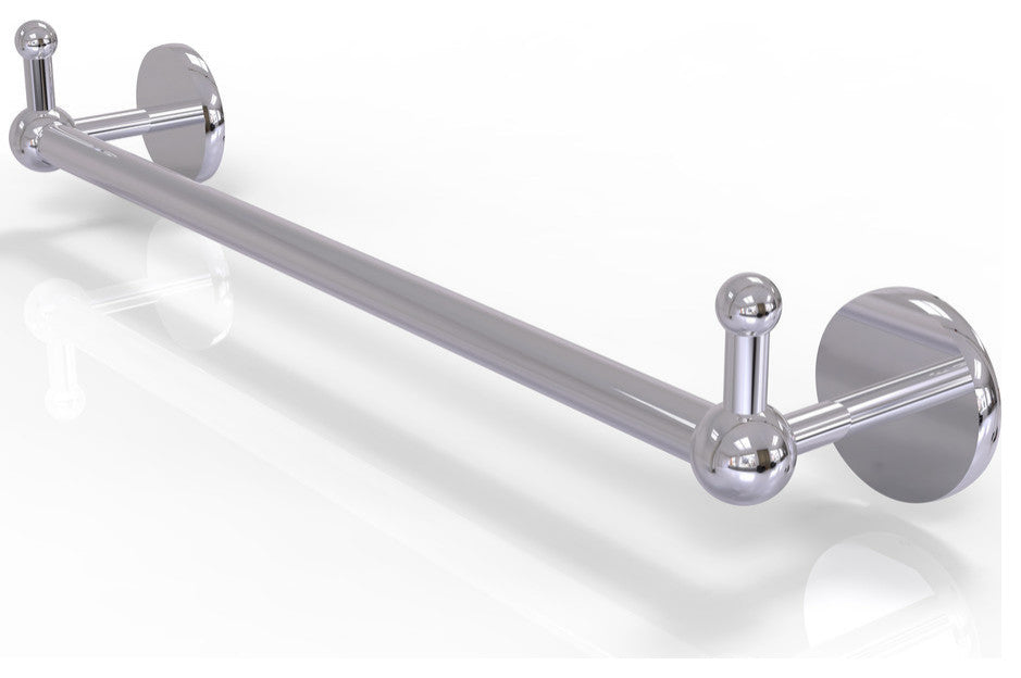 Prestige Skyline 18" Towel Bar with Integrated Hooks, Polished Chrome