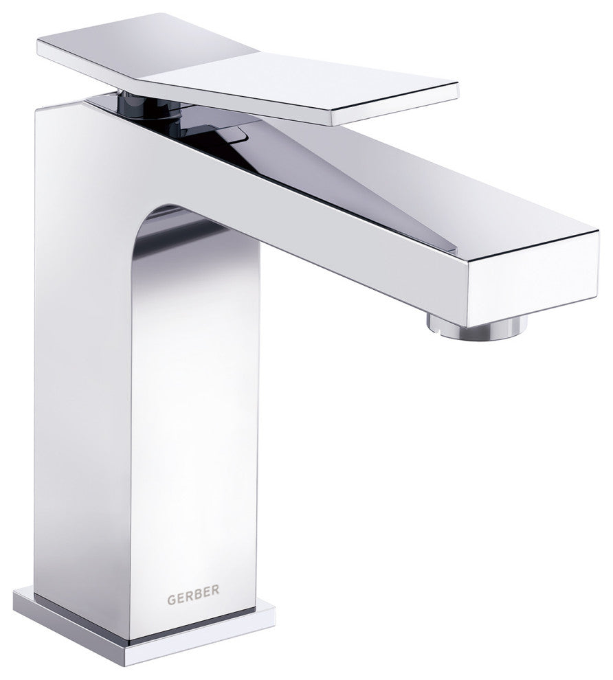 Avian Single Handle Lavatory Faucet w/ Metal Touch Down Drain Chrome, Chrome