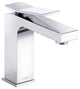 Avian Single Handle Lavatory Faucet w/ Metal Touch Down Drain Chrome, Chrome