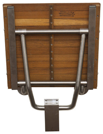 Plantation Teak ADA Wall Mounted Shower Bench, 36"x16"