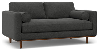 Morrison 72" Sofa and Ottoman Set, Charcoal Grey, 72"