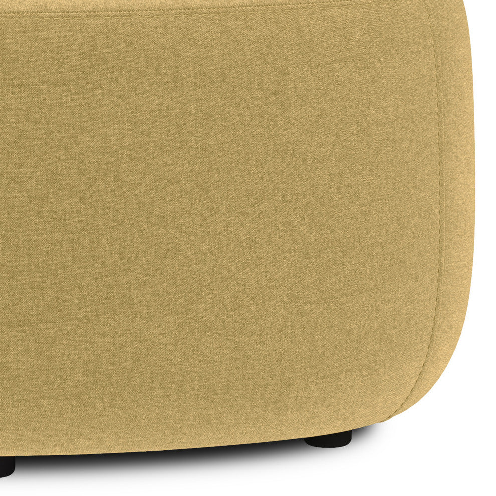 Moore Large Ottoman, Dijon Yellow