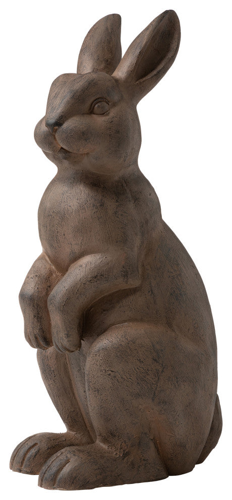 22.75"H MGO Standing Rabbit Statue