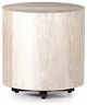 Hudson Round End Table-Ashen Walnut