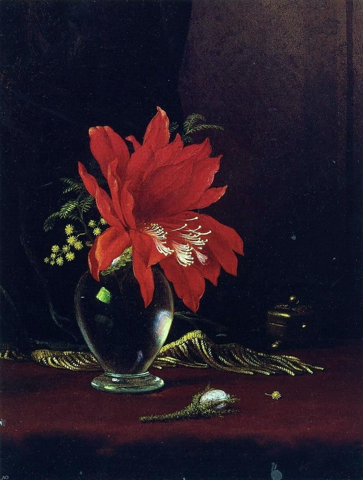 Martin Johnson Heade Chateau of Flower, 21"x28" Wall Decal Print