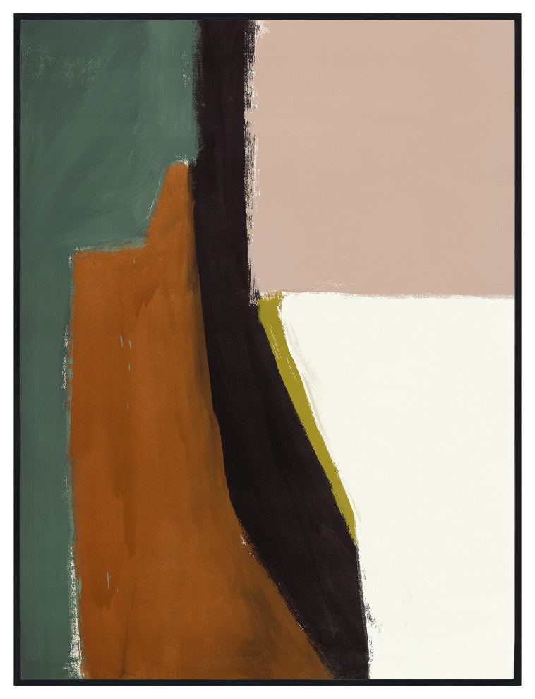 Block Field 4 Fine Art Print, Black, 49"x37"