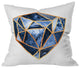 Elisabeth Fredriksson Blue Rock Outdoor Throw Pillow