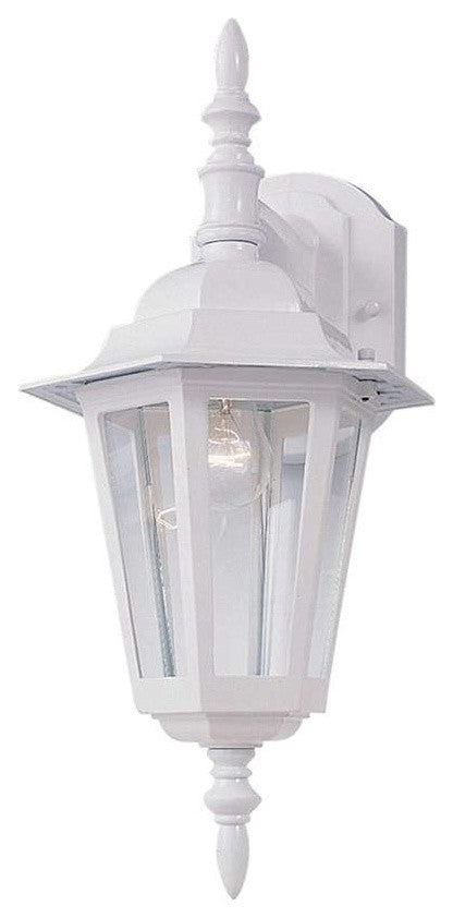 Maxim Builder Cast 1-Light Outdoor Wall Mount White - 3002CLWT