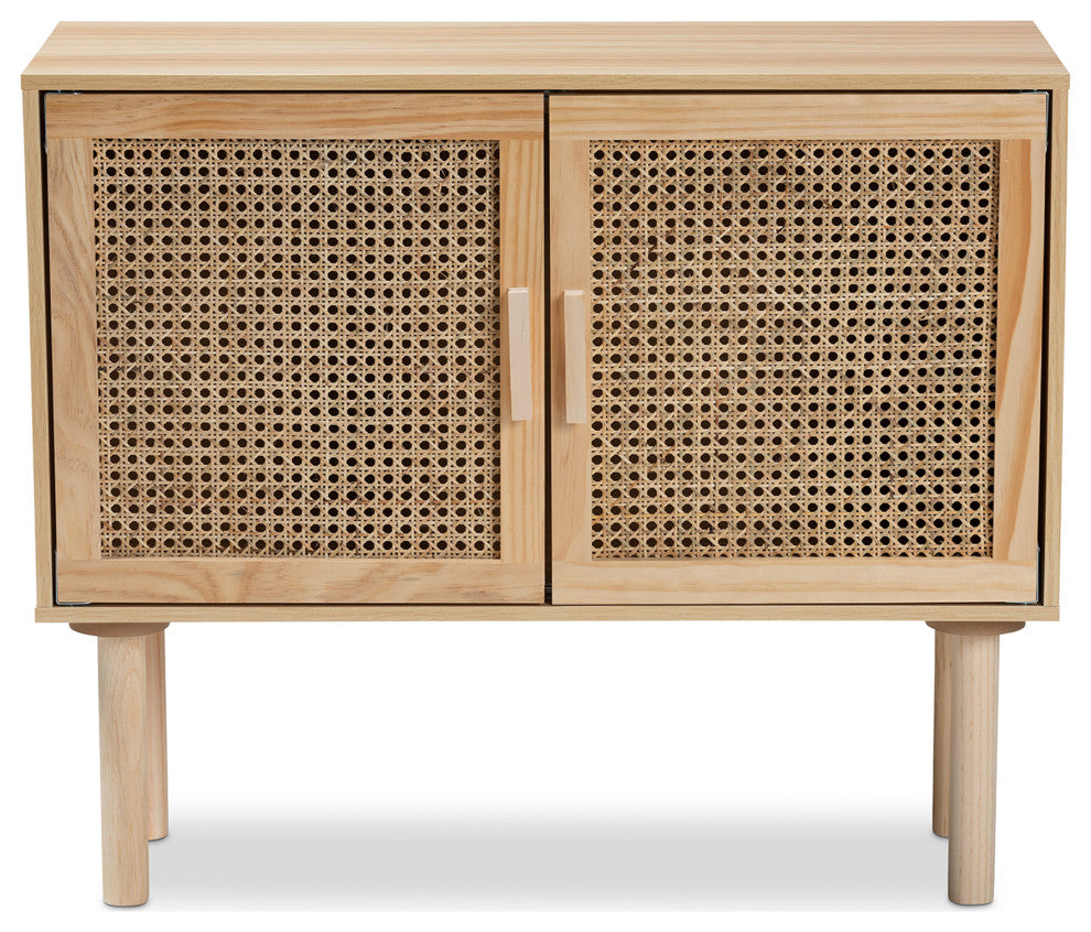 Kaidan Mid-Century Rattan Collection, 2-Door Sideboard Buffet
