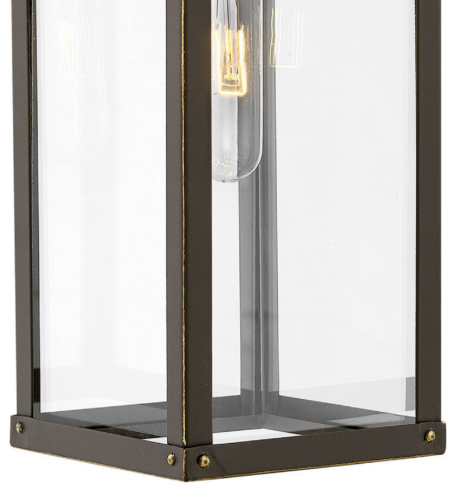 Hinkley Porter 18.5" Small Outdoor Wall Mount + LED bulb, Oil Rubbed Bronze