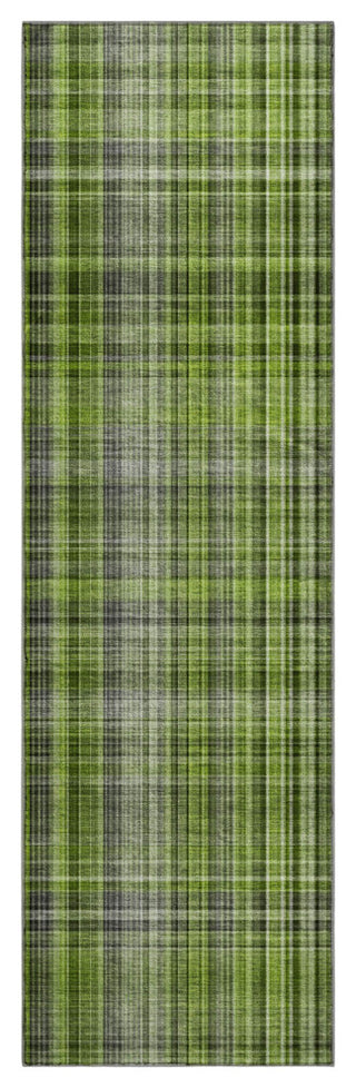 Premium Machine Washable Mayfield AMF541 Green 2'3" x 7'6" Runner Rug