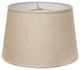 18" Dark Wheat Rounded Empire Slanted Linen Lampshape