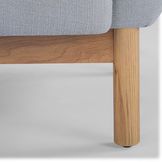 Metro, Tulum 3 Seater Sofa, Light Gray