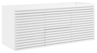 Render 48" Wall-Mount Bathroom Vanity Cabinet, White