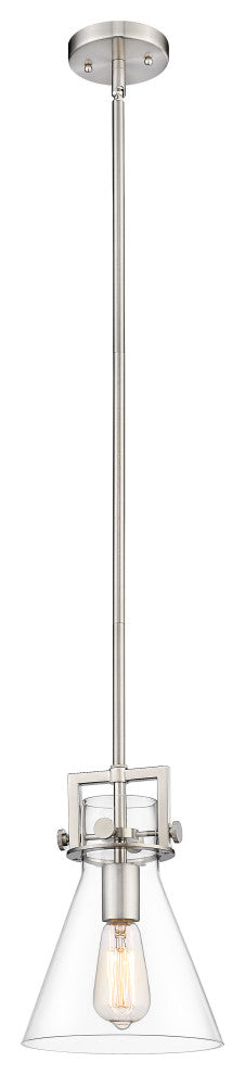 Innovations 411-1S-SN-8CL-LED 1-Light Mini Pendant, Brushed Satin Nickel