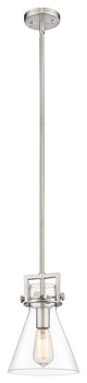 Innovations 411-1S-SN-8CL-LED 1-Light Mini Pendant, Brushed Satin Nickel