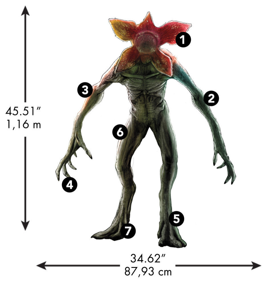 Netflix Stranger Things Demogorgon Peel and Stick Giant Wall Decal