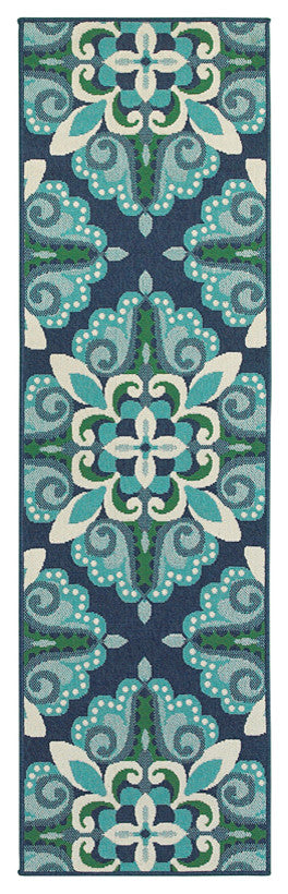 Meridian 2206B, Blue/Green, 8'6"x13'0"