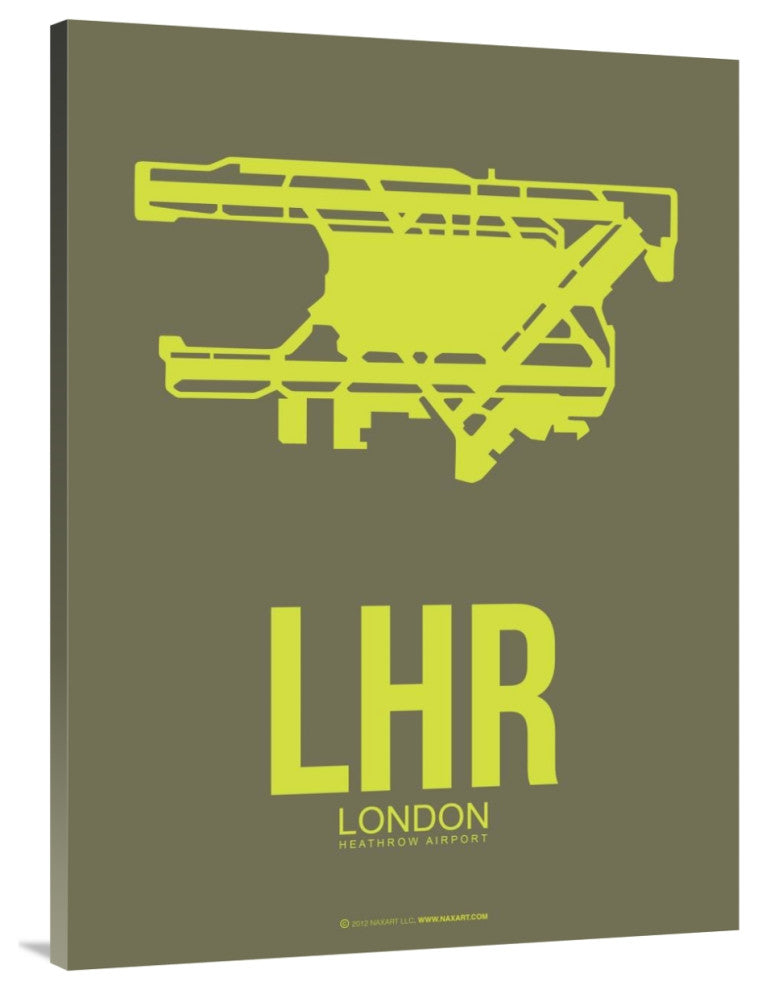 "LHR London Poster 3" Fine Art Print